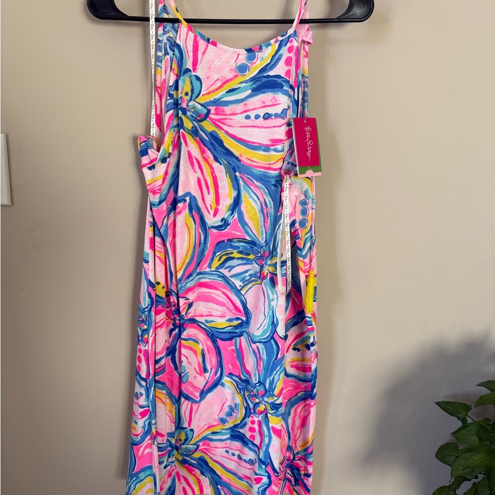 Colorful Floral Sleeveless Dress